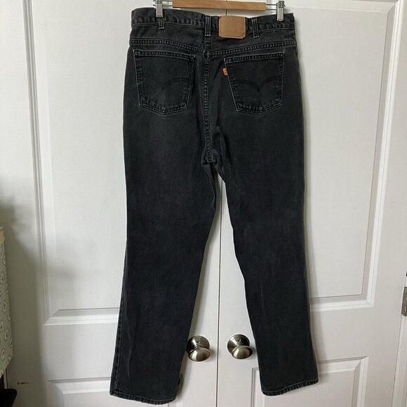 Vintage Levi’s Jeans Mens 36x32 Black 5061903190 Straight Leg Orange Tab Canada - Picture 2 of 10
